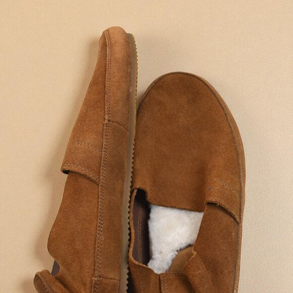 Vince Atlee Shearling Loafers | Size 8 Brown - Picture 6 of 7